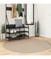 vidaXL Rug HUARTE Short Pile Soft and Washable Sand Ø 160 cm