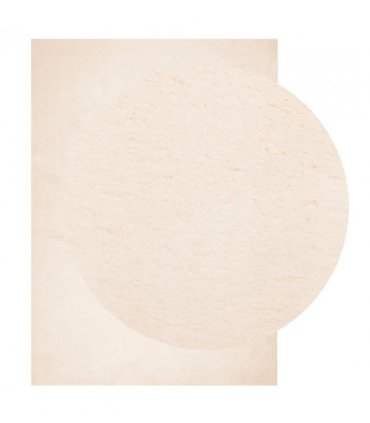 vidaXL Rug HUARTE Short Pile Soft and Washable Beige 240x340 cm — Size: 240 x 340 cm
