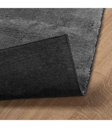 vidaXL Medium Pile Soft and Washable Rug HUARTE Anthracite 80 x 300 cm