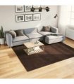 vidaXL Medium Pile Soft and Washable Rug HUARTE Brown 240 x 240 cm