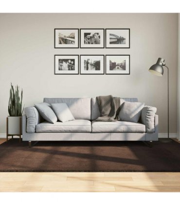 vidaXL Medium Pile Soft and Washable Rug HUARTE Brown 230 x 160 cm — Size: 160 x 230 cm