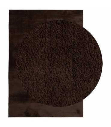 vidaXL Medium Pile Soft and Washable Rug HUARTE Brown 230 x 160 cm — Size: 160 x 230 cm