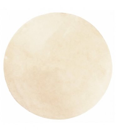 vidaXL Rug HUARTE Short Pile Soft and Washable Cream Ø 80 cm