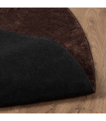 vidaXL Medium Pile Soft and Washable Rug HUARTE Brown Ø 200 CM