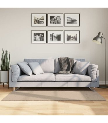 vidaXL Rug HUARTE Short Pile Soft and Washable Sand 80x150 cm — Size: 80 x 150 cm