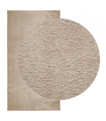 vidaXL Rug HUARTE Short Pile Soft and Washable Sand 80x150 cm — Size: 80 x 150 cm