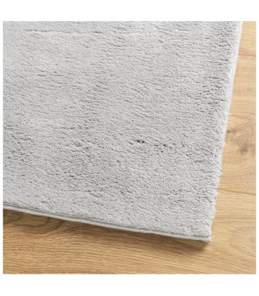 vidaXL Rug HUARTE Short Pile Soft and Washable Grey 160x230 cm — Size: 160 x 230 cm