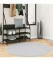 vidaXL Rug HUARTE Short Pile Soft and Washable Grey Ø 120 cm