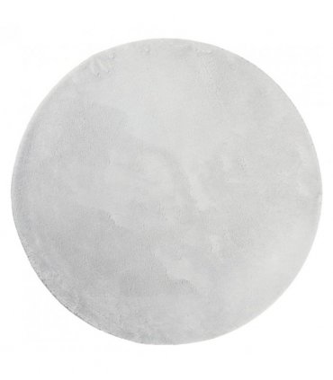 vidaXL Rug HUARTE Short Pile Soft and Washable Grey Ø 120 cm