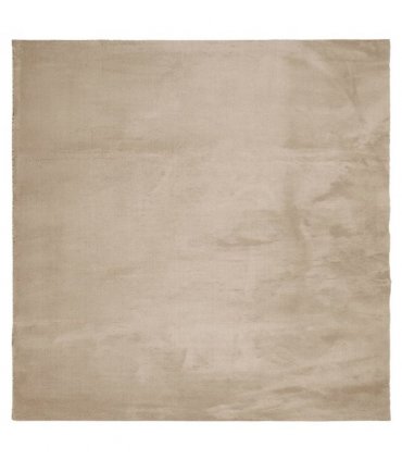 vidaXL Rug HUARTE Short Pile Soft and Washable Sand 120x120 cm — Size: 120 x 120 cm