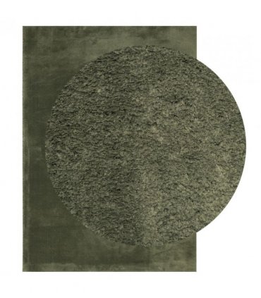 vidaXL Rug HUARTE Short Pile Soft and Washable Forest Green 120x170 cm — Size: 120 x 170 cm