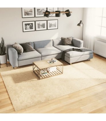 vidaXL Rug HUARTE Short Pile Soft and Washable Cream 240x340 cm — Size: 240 x 340 cm