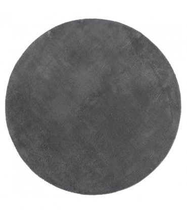 vidaXL Rug HUARTE Short Pile Soft and Washable Anthracite Ø 100 cm