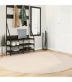 vidaXL Rug HUARTE Short Pile Soft and Washable Beige Ø 200 cm