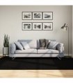 vidaXL Rug HUARTE Short Pile Soft and Washable Black 160x230 cm — Size: 160 x 230 cm