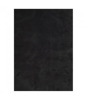 vidaXL Rug HUARTE Short Pile Soft and Washable Black 160x230 cm — Size: 160 x 230 cm