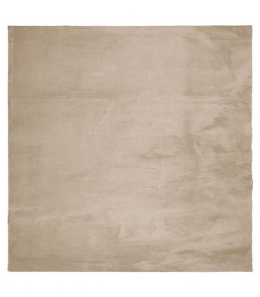 vidaXL Rug HUARTE Short Pile Soft and Washable Sand 160x160 cm — Size: 160 x 160 cm