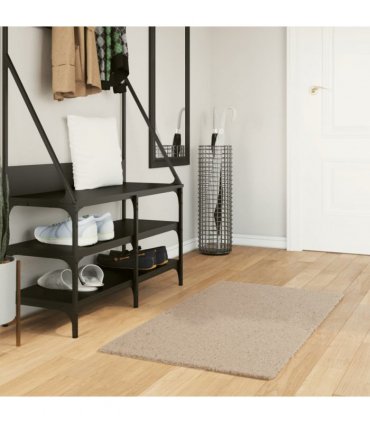 vidaXL Rug HUARTE Short Pile Soft and Washable Sand 60x110 cm — Size: 60 x 110 cm