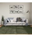 vidaXL Rug HUARTE Short Pile Soft and Washable Forest Green 200x200 cm — Size: 200 x 200 cm