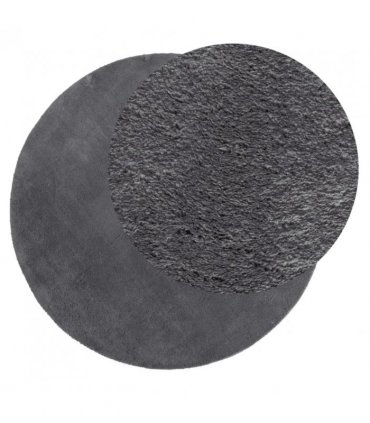 vidaXL Rug HUARTE Short Pile Soft and Washable Anthracite Ø 200 cm