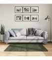 vidaXL Rug HUARTE Short Pile Soft and Washable Forest Green 120x120 cm — Size: 120 x 120 cm