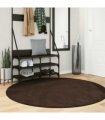 vidaXL Medium Pile Soft and Washable Rug HUARTE Brown Ø 160 CM