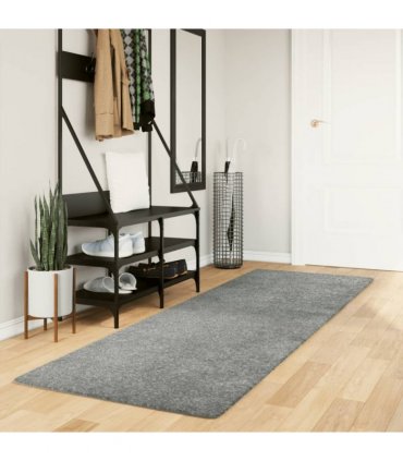 vidaXL Shaggy Rug PAMPLONA High Pile Modern Green 80x250 cm — Size: 80 x 250 cm