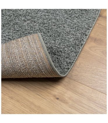 vidaXL Shaggy Rug PAMPLONA High Pile Modern Green 80x250 cm — Size: 80 x 250 cm