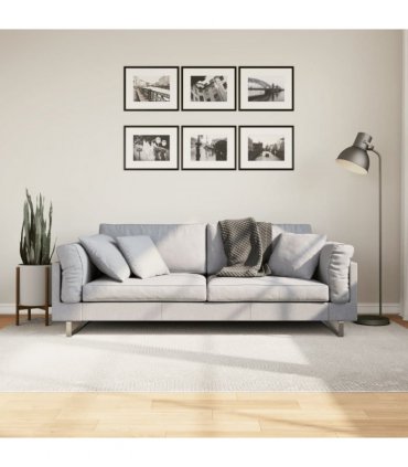 vidaXL Rug IZA Short Pile Scandinavian Look Cream 160x230 cm — Size: 160 x 230 cm