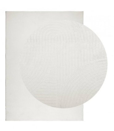 vidaXL Rug IZA Short Pile Scandinavian Look Cream 200x280 cm — Size: 200 x 280 cm