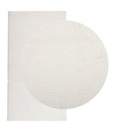 vidaXL Rug IZA Short Pile Scandinavian Look Cream 80x150 cm — Size: 80 x 150 cm