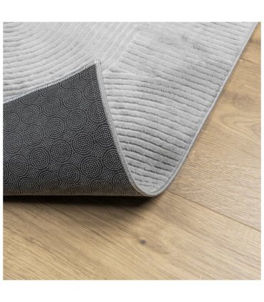 vidaXL Rug IZA Short Pile Scandinavian Look Grey 240x340 cm — Size: 240 x 340 cm