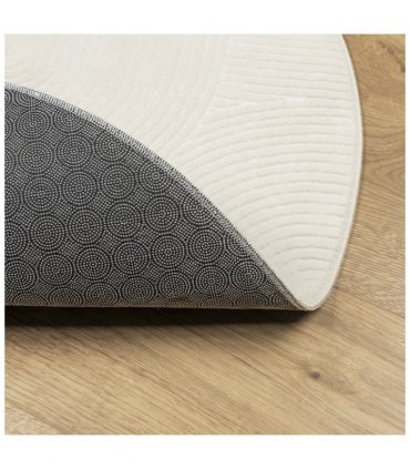 vidaXL Rug IZA Short Pile Scandinavian Look Cream Ø 160 cm