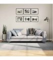 vidaXL Rug IZA Short Pile Scandinavian Look Grey 160x230 cm — Size: 160 x 230 cm