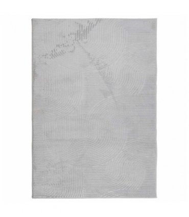 vidaXL Rug IZA Short Pile Scandinavian Look Grey 160x230 cm — Size: 160 x 230 cm