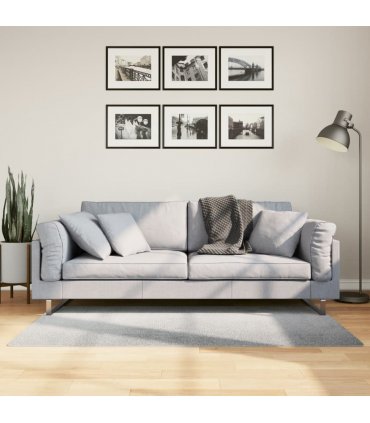 vidaXL Rug IZA Short Pile Scandinavian Look Grey 80x150 cm — Size: 80 x 150 cm