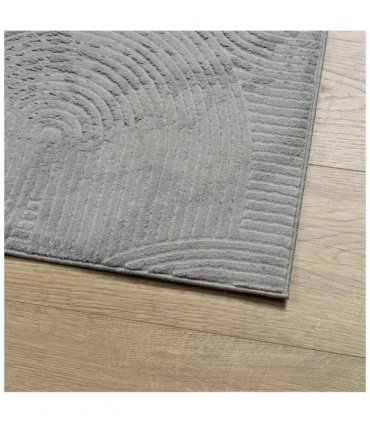 vidaXL Rug IZA Short Pile Scandinavian Look Grey 80x150 cm — Size: 80 x 150 cm