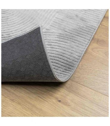 vidaXL Rug IZA Short Pile Scandinavian Look Grey 80x150 cm — Size: 80 x 150 cm