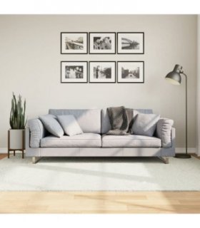 vidaXL Rug OVIEDO Short Pile Cream 160x230 cm — Size: 160 x 230 cm