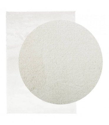 vidaXL Rug OVIEDO Short Pile Cream 160x230 cm — Size: 160 x 230 cm