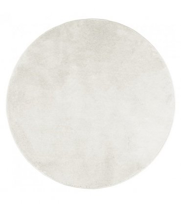 vidaXL Rug OVIEDO Short Pile Cream Ø 160 cm