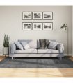 vidaXL Rug OVIEDO Short Pile Anthracite 140x200 cm — Size: 140 x 200 cm