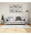 vidaXL Rug OVIEDO Short Pile Cream 120x120 cm — Size: 120 x 120 cm