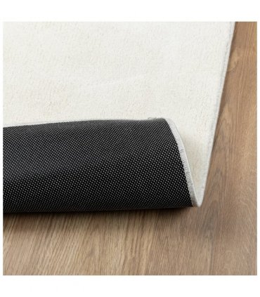 vidaXL Rug OVIEDO Short Pile Cream 120x120 cm — Size: 120 x 120 cm