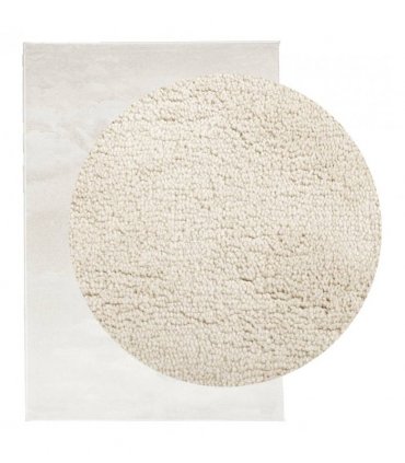 vidaXL Rug OVIEDO Short Pile Beige 160x230 cm — Size: 160 x 230 cm