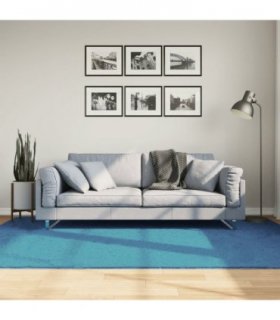 vidaXL Rug OVIEDO Short Pile Turquoise 160x230 cm — Size: 160 x 230 cm
