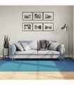 vidaXL Rug OVIEDO Short Pile Turquoise 160x230 cm — Size: 160 x 230 cm