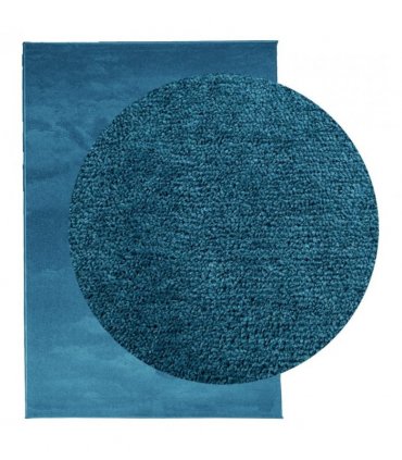 vidaXL Rug OVIEDO Short Pile Turquoise 160x230 cm — Size: 160 x 230 cm