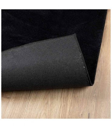 vidaXL Rug OVIEDO Short Pile Black 160x230 cm — Size: 160 x 230 cm