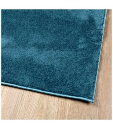 vidaXL Rug OVIEDO Short Pile Turquoise 240x240 cm — Size: 240 x 240 cm